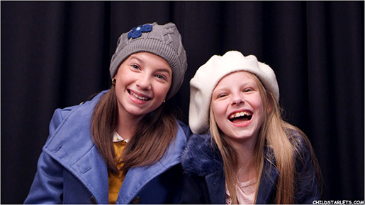 Hattie Kragten and Molly Lewis appear next week in the new holiday movie, "The Santa Squad"